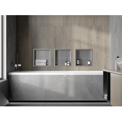 Mexen X-Wall-R  Nisa de perete   30 x 30 cm, inox - 1910303010