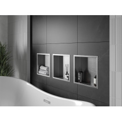 Mexen X-Wall-R  Nisa de perete   30 x 30 cm, inox - 1910303010 Nisa de perete 46780 Mexen