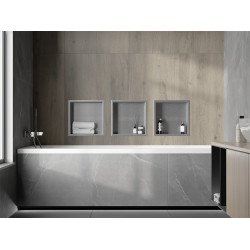 Mexen X-Wall-R  Nisa de perete   30 x 30 cm, inox - 1910303010