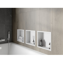 Mexen X-Wall-R  Nisa de perete   30 x 30 cm, alb   - 1920303010