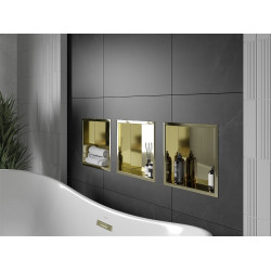 Mexen X-Wall-R  Nisa de perete   30 x 30 cm, auriu  - 1950303010 Nisa de perete 46780 Mexen