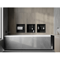 Mexen X-Wall-R  Nisa de perete   cu raft  30 x 30 cm, negru  - 1970303010S