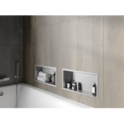Mexen X-Wall-R  Nisa de perete   45 x 20 cm, inox - 1910452010