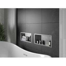 Mexen X-Wall-R  Nisa de perete   45 x 20 cm, inox - 1910452010 Nisa de perete 46780 Mexen