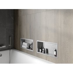 Mexen X-Wall-R  Nisa de perete   45 x 20 cm, inox - 1910452010