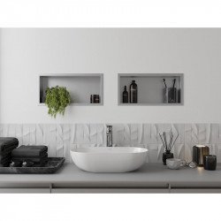 Mexen X-Wall-R  Nisa de perete   45 x 20 cm, inox - 1910452010