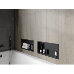 Mexen X-Wall-R  Nisa de perete   45 x 20 cm, negru  - 1970452010