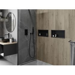 Mexen X-Wall-R  Nisa de perete   45 x 20 cm, negru  - 1970452010