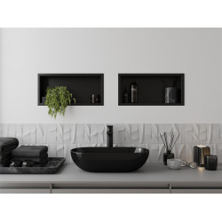 Mexen X-Wall-R  Nisa de perete   45 x 20 cm, negru  - 1970452010