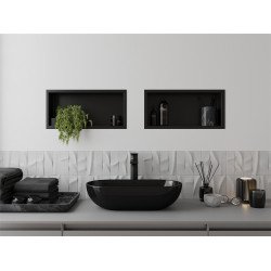 Mexen X-Wall-R  Nisa de perete   45 x 20 cm, negru  - 1970452010