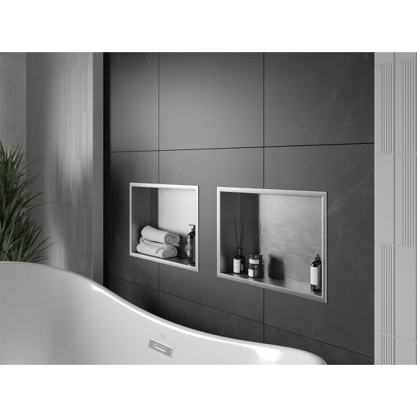 Mexen X-Wall-R  Nisa de perete   45 x 30 cm, inox - 1910453010