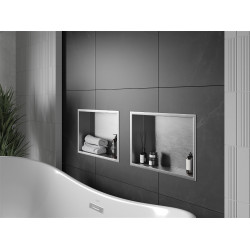 Mexen X-Wall-R  Nisa de perete   45 x 30 cm, inox - 1910453010 Nisa de perete 46780 Mexen