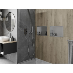 Mexen X-Wall-R  Nisa de perete   45 x 30 cm, inox - 1910453010
