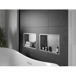 Mexen X-Wall-R  Nisa de perete   45 x 30 cm, inox - 1910453010 Nisa de perete 46780 Mexen