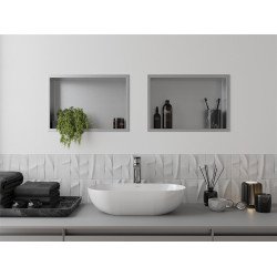 Mexen X-Wall-R  Nisa de perete   45 x 30 cm, inox - 1910453010 Nisa de perete 46780 Mexen