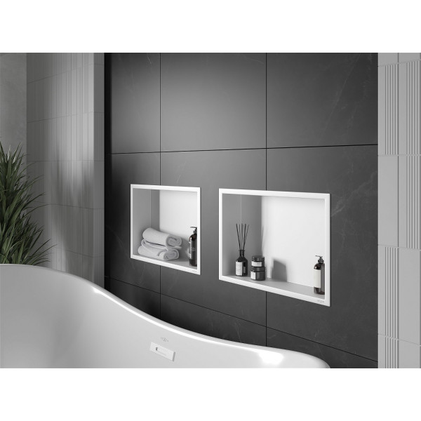 Mexen X-Wall-R  Nisa de perete   45 x 30 cm, alb   - 1920453010