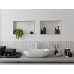 Mexen X-Wall-R  Nisa de perete   45 x 30 cm, alb   - 1920453010