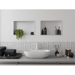 Mexen X-Wall-R  Nisa de perete   45 x 30 cm, alb   - 1920453010