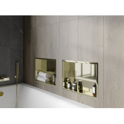 Mexen X-Wall-R  Nisa de perete   45 x 30 cm, auriu  - 1950453010