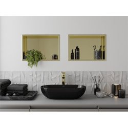 Mexen X-Wall-R  Nisa de perete   45 x 30 cm, auriu  - 1950453010