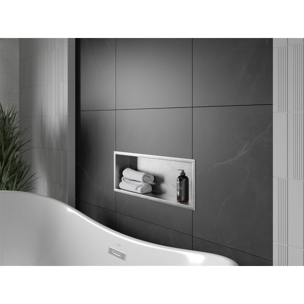 Mexen X-Wall-R  Nisa de perete   60 x 20 cm, inox - 1910602010