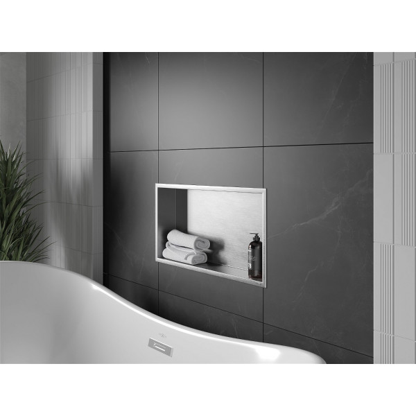 Mexen X-Wall-R  Nisa de perete   60 x 30 cm, inox - 1910603010
