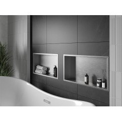 Mexen X-Wall-R  Nisa de perete   60 x 30 cm, inox - 1910603010