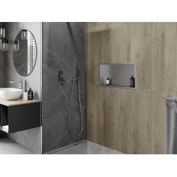 Mexen X-Wall-R  Nisa de perete   60 x 30 cm, inox - 1910603010