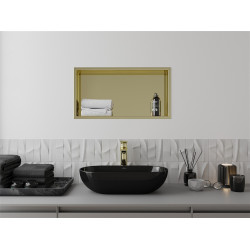 Mexen X-Wall-R  Nisa de perete   60 x 30 cm, auriu  - 1950603010