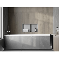 Mexen X-Wall-R  Nisa de perete   cu raft  60 x 30 cm, inox - 1910603010S