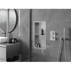 Mexen X-Wall-R  Nisa de perete   cu raft  60 x 30 cm, inox - 1910603010S Nisa de perete 46780 Mexen