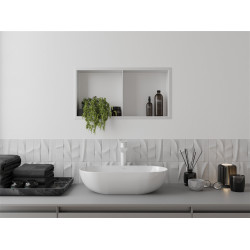 Mexen X-Wall-R  Nisa de perete   cu raft  60 x 30 cm, alb   - 1920603010S