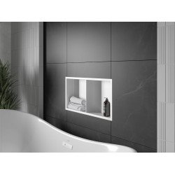 Mexen X-Wall-R  Nisa de perete   cu raft  60 x 30 cm, alb   - 1920603010S Nisa de perete 46780 Mexen
