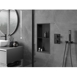 Mexen X-Wall-R  Nisa de perete   cu raft  60 x 30 cm, negru  - 1970603010S Nisa de perete 46780 Mexen