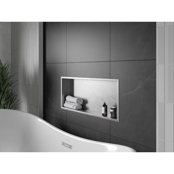 Mexen X-Wall-R  Nisa de perete   75 x 30 cm, inox - 1910753010