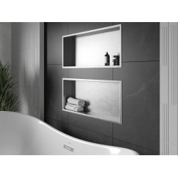 Mexen X-Wall-R  Nisa de perete   75 x 30 cm, inox - 1910753010