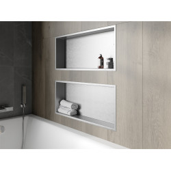 Mexen X-Wall-R  Nisa de perete   75 x 30 cm, inox - 1910753010