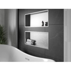 Mexen X-Wall-R  Nisa de perete   75 x 30 cm, inox - 1910753010