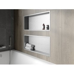 Mexen X-Wall-R  Nisa de perete   75 x 30 cm, inox - 1910753010