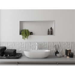 Mexen X-Wall-R  Nisa de perete   75 x 30 cm, alb   - 1920753010