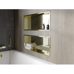 Mexen X-Wall-R  Nisa de perete   75 x 30 cm, auriu  - 1950753010