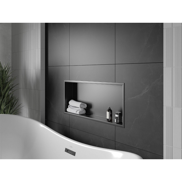 Mexen X-Wall-R  Nisa de perete   75 x 30 cm, negru  - 1970753010