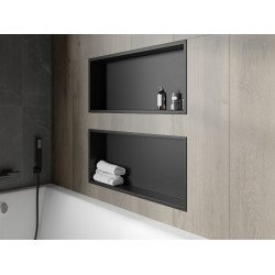 Mexen X-Wall-R  Nisa de perete   75 x 30 cm, negru  - 1970753010