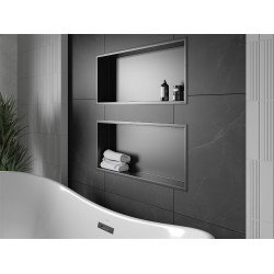 Mexen X-Wall-R  Nisa de perete   75 x 30 cm, negru  - 1970753010