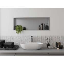 Mexen X-Wall-R  Nisa de perete   90 x 30 cm, inox - 1910903010