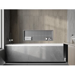 Mexen X-Wall-R  Nisa de perete   90 x 30 cm, inox - 1910903010