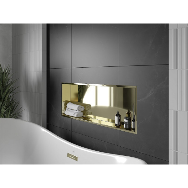 Mexen X-Wall-R  Nisa de perete   90 x 30 cm, auriu  - 1950903010