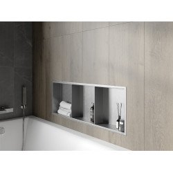Mexen X-Wall-R  Nisa de perete   cu raft  90 x 30 cm, inox - 1910903010S Nisa de perete 46780 Mexen