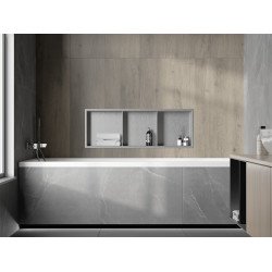 Mexen X-Wall-R  Nisa de perete   cu raft  90 x 30 cm, inox - 1910903010S