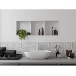 Mexen X-Wall-R  Nisa de perete   cu raft  90 x 30 cm, alb   - 1920903010S